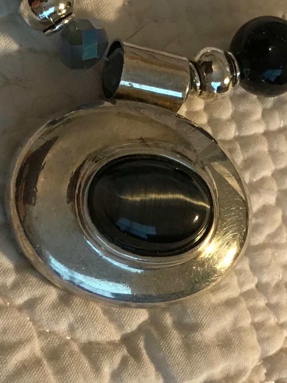 Blue Moonshine: Artisan necklace - Picture 9 of 10